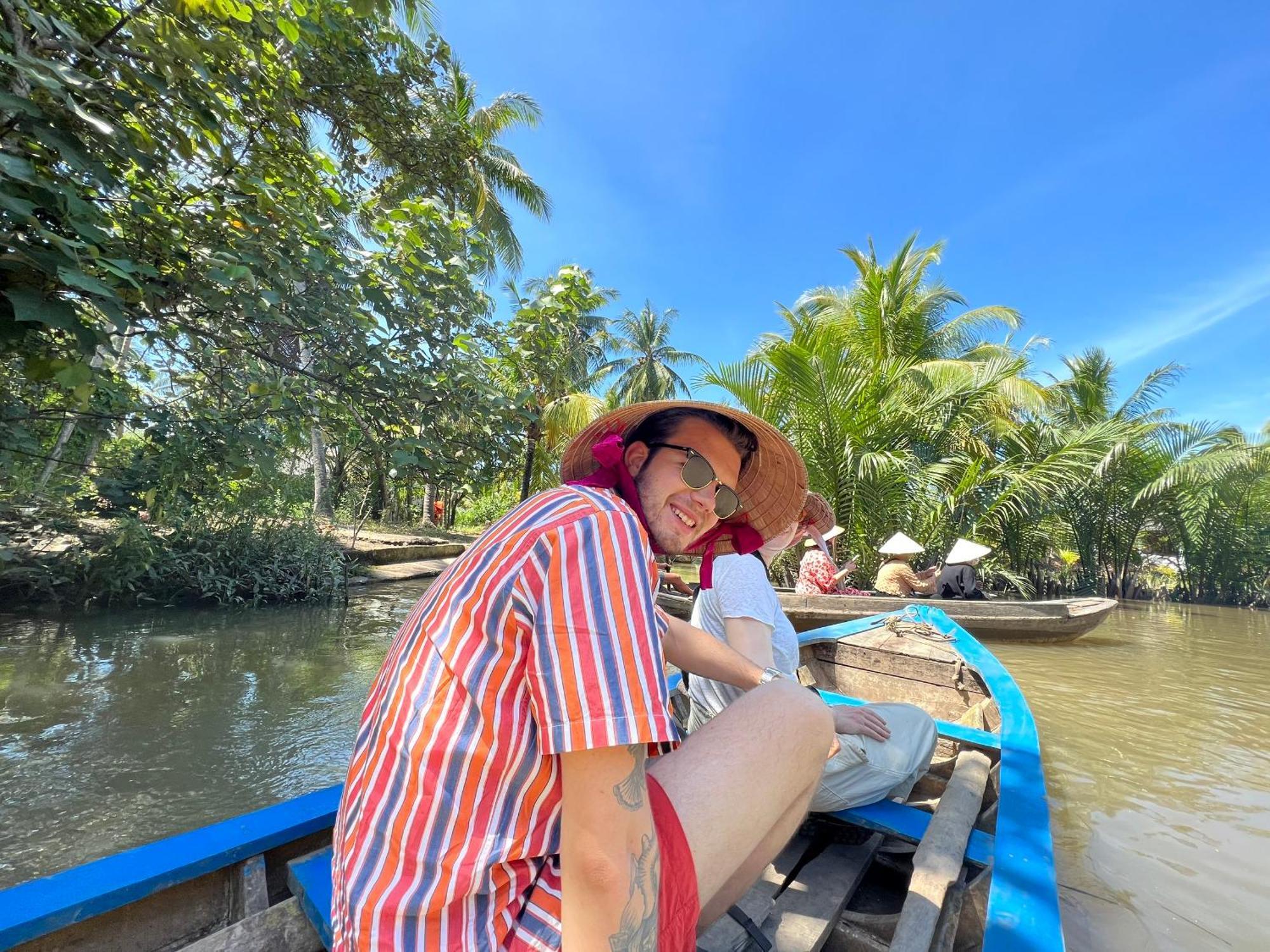 Hide Away Bungalows In Ben Tre City Eksteriør bilde