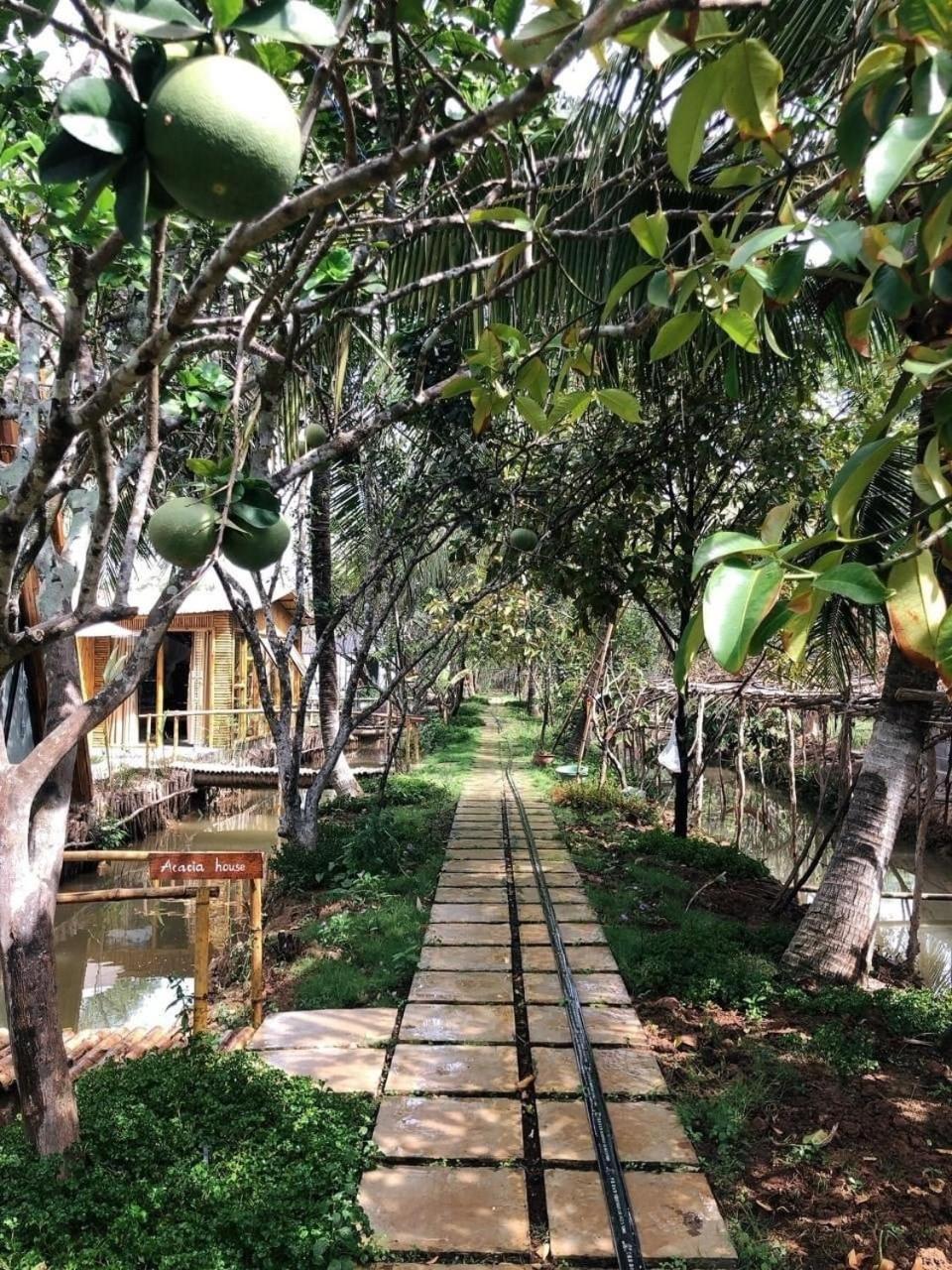 Hide Away Bungalows In Ben Tre City Eksteriør bilde